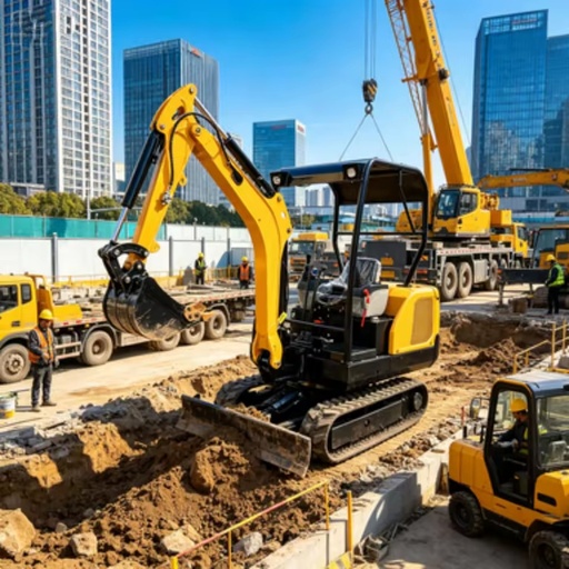 KV25 Mini Crawler Excavator for Mining and Construction High Efficiency Soil & Ore Clearing Tools