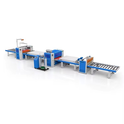 Woodworking Machinery PUR Hot Melt Adhesive MDF Wood Veneer Automatic Flat Paste Production Line