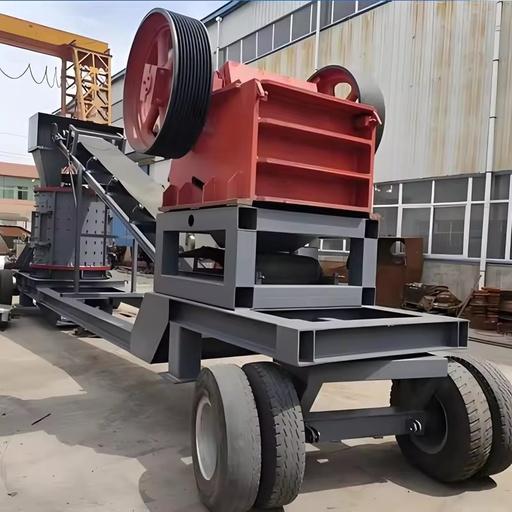 High Efficiency Ore Construction Waste Jaw Crusher 8-300 Tons/Hour Capacity AC Motor Bearing Engine Long Service Life