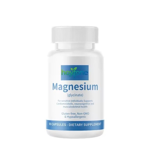 OEM Private Label High Absorption Magnesium Glycinate Capsules for Sleep Support & Cardiovascular Wellness