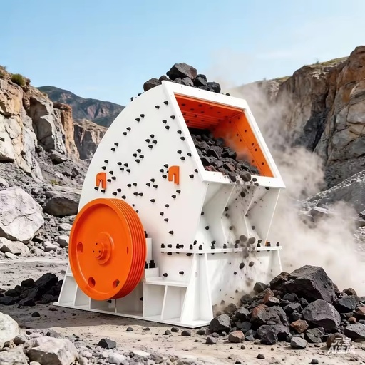 Break Glass Shredder Construction Waste Crusher Heavy Duty Hammer Mill Crusher for Gold Mining