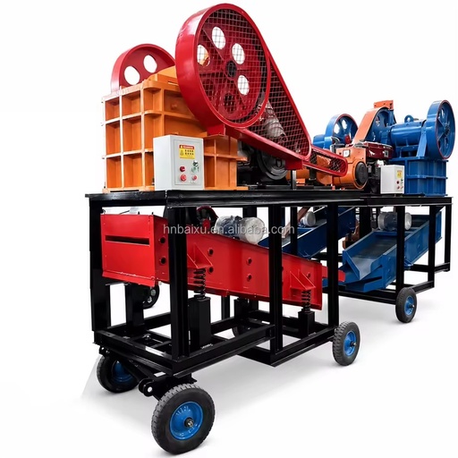 Small PE-150*250 Jaw Crusher With Vibrating Screen Mining Stone Crushing and Screening Equipment