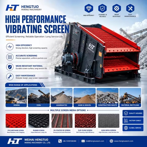 Mining Vibrating Screen Machine Linear Vibrating Screen for Aggregate Sand Gravel Ore Screening Spiral Gold Separator Equipment