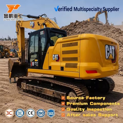 Mining-Spec 25-Ton CAT 323 Crawler Excavator Engineered for Open-Pit Stripping & Ore Extraction