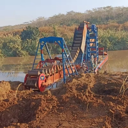 Direct Factory High Quality Bucket Chain Sand Dredging Machine for River Alluvial Gold Mining New Condition with Favorable Price