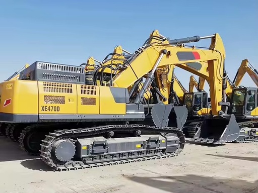 XE600GK Large Excavator 55Ton Earthmoving Equipment with Breaker Pipeline and 3.6m³ Rock Bucket for Quarry Operations