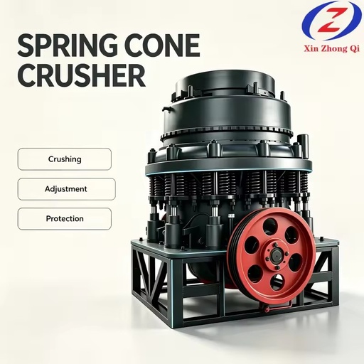 Spring Cone Crusher Secondary Stone Rock Crushing Plant Equipment Mining Quarry Granite Limestone Aggregate Processing Line
