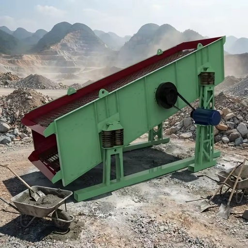 Huaye 3-Layer Linear Vibrating Screening Machine Steel Bearing River Sand Gravel Silica Sand Stone Mining Core Motor Gear Engine