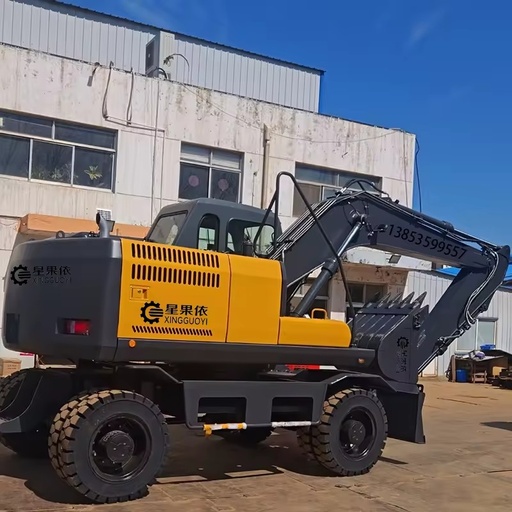 XGY DX Series DX 215W-C Heavy Duty 4*4 Wheel Excavator Multiple Purpose Digger for Mining Rock Breaking & Digging