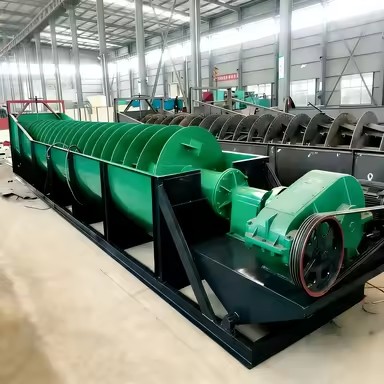 High-Efficiency Mining Screw Classifier | 380V Engine Motor | Type Ore Sand/Gravel Separation Equipment | 1 Year Warranty