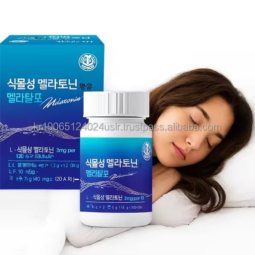 Vegan Melatonin Sleep Aid with Green Tea L-Theanine Amino Acid Tryptophan Sour Cherry and Botanical Extracts for Adults Tablets