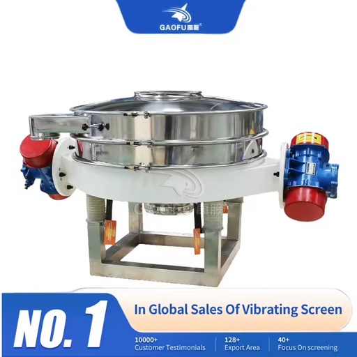 Gaofu Dual Motor Direct Discharge Vibrating Sieve for Metal Powder Metallurgy Powder Screening and Filtration
