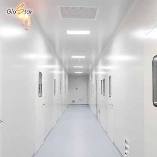 GLOSTAR Premium Anti-Bacterial Stainless Steel Rock Wool Clean Room Sandwich Panels for Food Factory Processing Lines