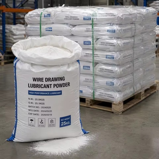 Synthetic Magnesium Wire Drawing Lubricant Powder Dry Compound for Bright Finish Steel Processing Metal Cold Forming Industrial