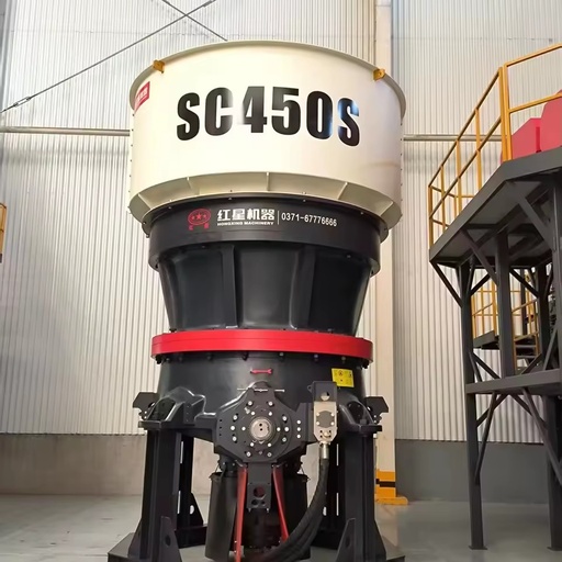 SC450S Series Single Cylinder Hydraulic Cone Crusher AC Motor Bearing Gear High 454-1500t/h Rock Ore Crushing Aggregate