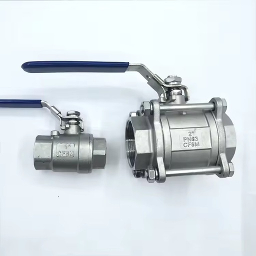 1000wog Hydraulic Long Handle Industrial Price Gas Water Thread BSP NPT SS 304 316 1 2 3pcs Cf8m 1/4" Stainless Steel Ball Valve