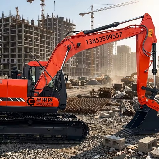 DX150LC-C Heavy Duty Crawler Excavator Cummins Engine High Digging Power Mining Rock Breaking Hydraulic Digger