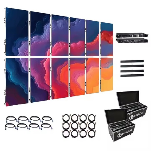 Rental Led Screen Concert Event Full Color P3.91 P4.81 HD High Brightness 7680Hz Refresh Quick Assembly Stage Display Panel