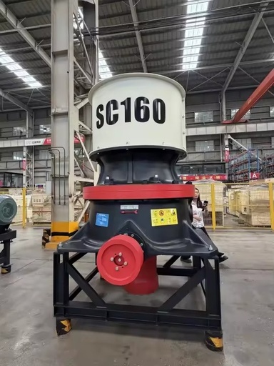 New SC Series Single Cylinder Hydraulic Cone Crusher AC Motor Bearing Gear Rock/Ore Crushing Aggregate Gravel 69-219t/h
