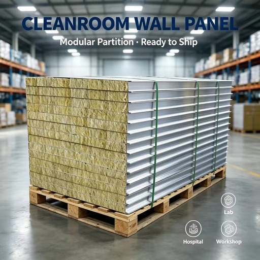 Rock Wool Sandwich Panel for Commercial Wall Panel Workshop Warehouse Roof Ceiling Panrl