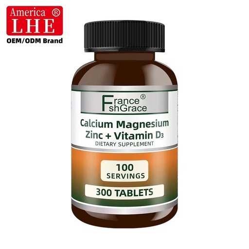 Customized Formula Calcium Magnesium Zinc Vitamin D3 Supplement Improve Immune System Function for Adults Herbal Vitamin Tablets