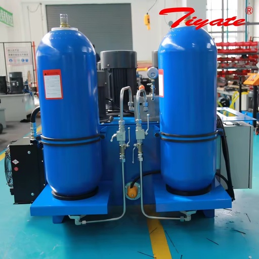 Large Capacity Double Pump Dual Oil Circuit Fan Cooled Radiator Die Casting Press Mold Locking Hydraulic Pump Station