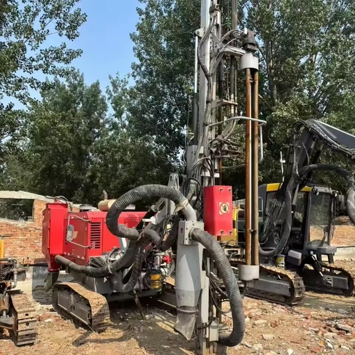 Used Integrated Down-the-Hole Drill Rig Equipment Mine Rock Drilling Machine for DTH Drilling and Quarry Blasting