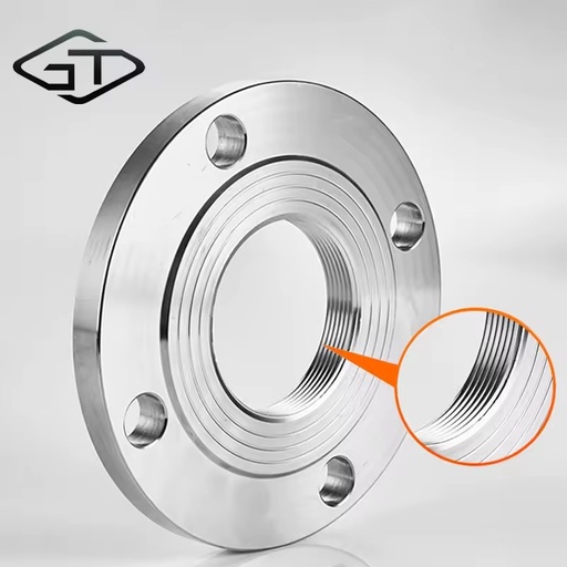 Stainless Steel 304 316L 904L Dn100 Asme A182 F5 Npt Ansi B16.5 Class 150 Thread Flat Welding Flange for Engineering Industry