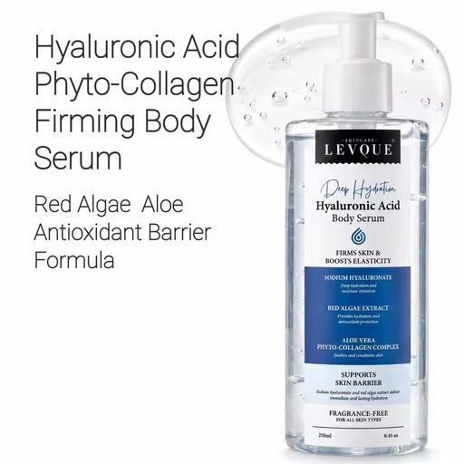 OEM Hyaluronic Acid Body Serum Skin Care Algae Phyto Collagen Firms Skin Boosts Elasticity Body Serum Cuidado Corporal