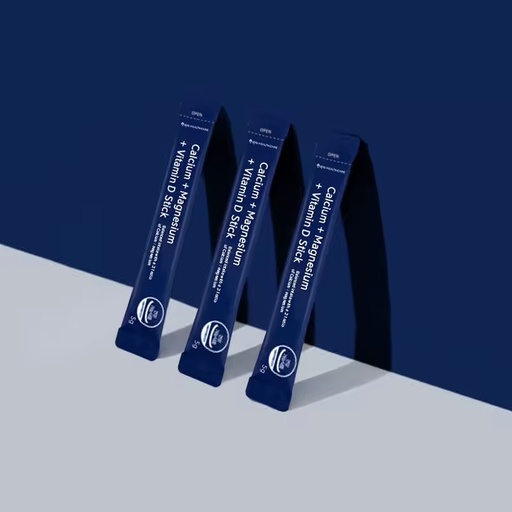 Ultra-High Dose Calcium Magnesium Vitamin D Stick High-Potency Granules 5g Per Stick 30-Stick Case Joint Health