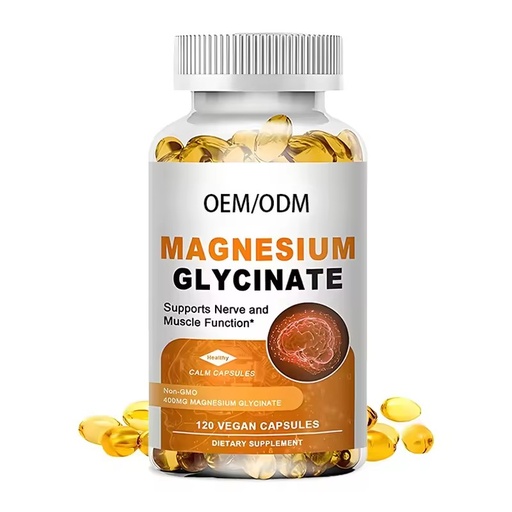 OEM Magnesium Complex Capsules Private Label Muscle Relaxation Sleep Support Wellness Supplement High Absorption Pills