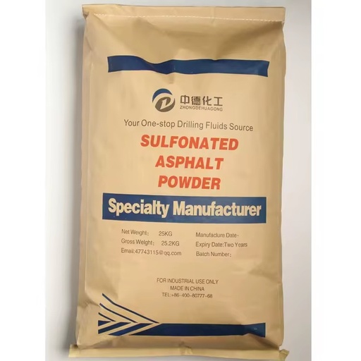 Oilfield Drilling Mud Additive Sodium Sulfonated Asphalt / Shale Stabilizer/sulphonated Asphalt