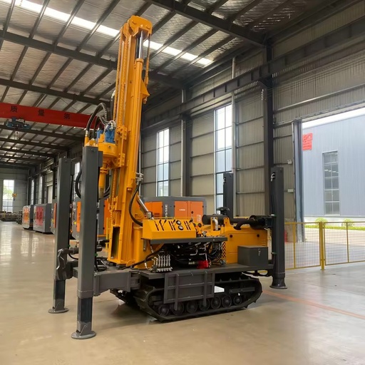 Fully Hydraulic Water Well Drilling Rig 180m Depth Crawler