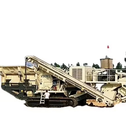 Portable Track Type Impact Crushing Station High Efficiency Broken Stone Machinery for Quarry Site