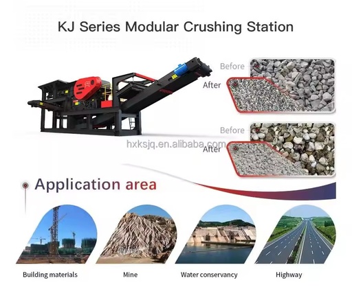 KJ 1213 Modular Crushing Station Impact Crushing Plant
