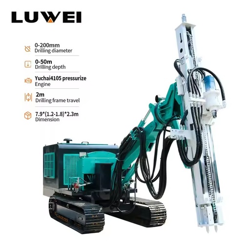 Hydraulic Tunnel Drilling Rig Diesel-Powered Crawler-Type 45kw Motor Underground Mining Roadway Construction Rock Bolting Anchor