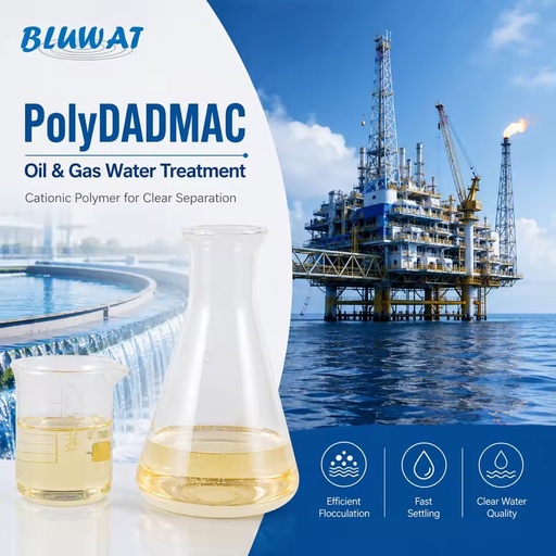 PDADMAC Flocculant Clay Stabilizer for Oil and Gas Well Drilling Fluids