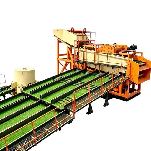 Placer Gold Washing Trommel Machine for Ore Separation