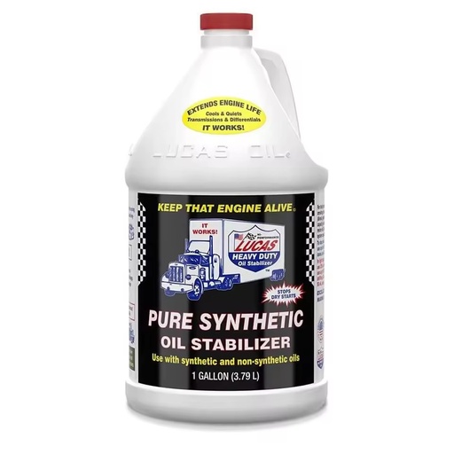 10131 Lucas Pure Synthetic Engine Oil Additive Stabilizer 1 Gallon (3.79 Liters) Plastic US 4 Bottles 60 Boxes/Pallet