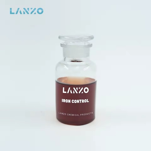 LANZO Iron Ion Control Agent for Oilfield Acidification Additives Inhibits Fe(OH)3 Precipitation High Fe3+ Stability pH 2-7