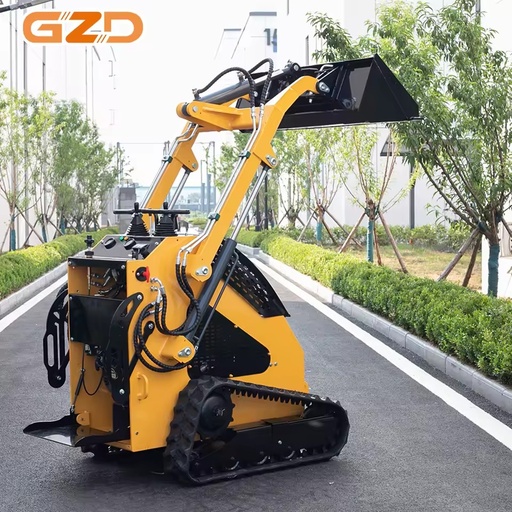 GZD T360 Mini Tracked Loading Machine 3.5KN Hydraulic Small Crawler Loader Custom Engine for Mining Construction Landscaping
