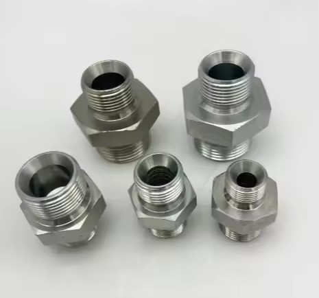 Factory Supply Low Pressure Carbon Steel Adapter NPT Male Thread16mm Quick Coupling Hydraulic Hose Pipe Polished