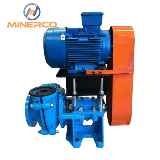 Horizontal Centrifugal Slurry Pump Rubber Lined High Efficiency for Sludge Dewatering Mining