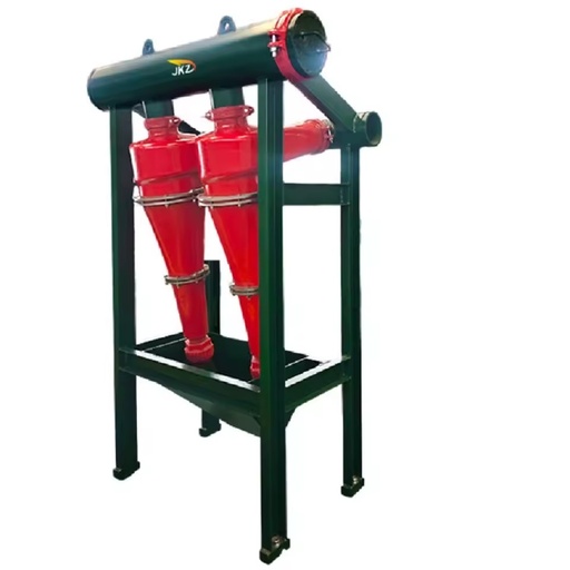 Solid Control Equipment Oilfield Drilling Desander with Double 10inch Polyurethane Hydrocyclone Separator