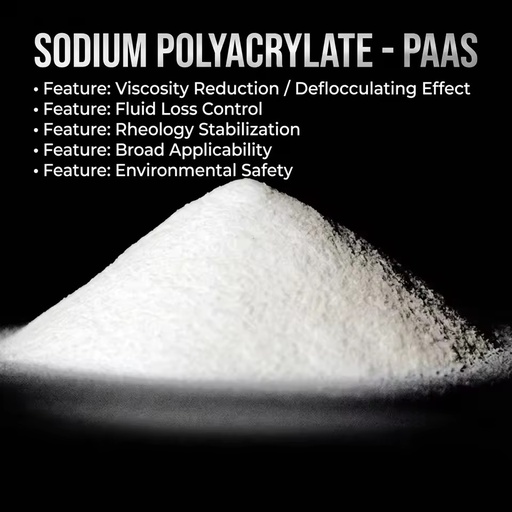 Sodium Polyacrylate PAAS Oilfield Drilling Fluid Additive for Fluid Loss Control and Rheology Stabilization in Water Based Mud