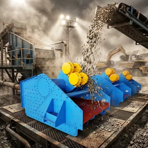 Mining Vibrating Screen Machine for Coal Sand Gravel Stone Ore Classification Linear Vibrating Sieve Equipment