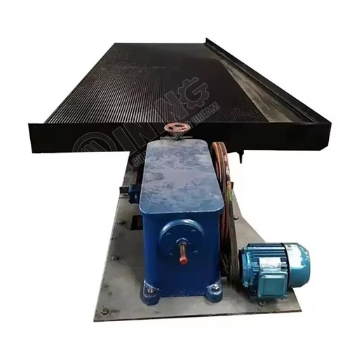 High Recovery Gold Tin Iron Ore Beneficiation Plant Shaking Table with Motor Brand From Henan