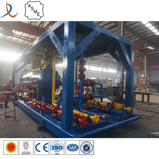 Oilfield High Pressure 3ph Skid Mounted test Separators From