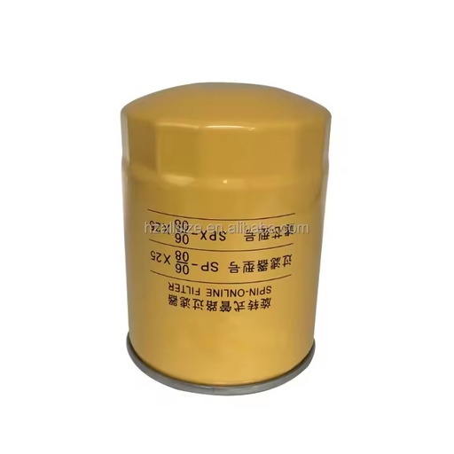 New High-performance SPX-06 08X25 Hydraulic Oil Filter Spin on Line with Iron + Filter Paper for Mining Machinery
