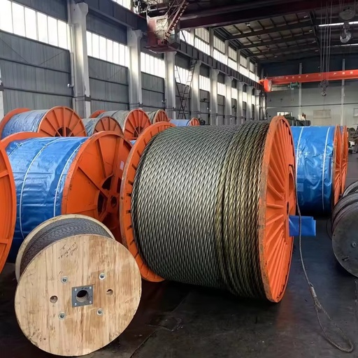 Hot Dipped Galvanized Steel Wire Rope 6x36 WS+IWRC Anti Rust for Elevator, Oilfield Drilling